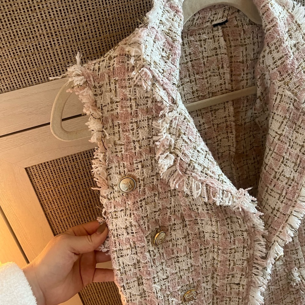 Tweed Vest Dress